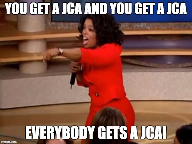 you get a JCA